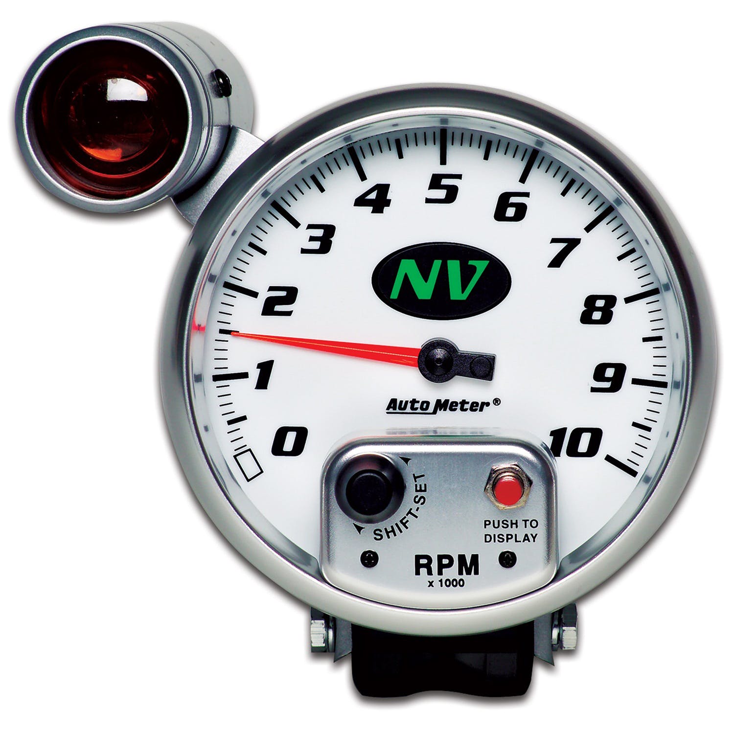 AutoMeter Products 7499 GAUGE; TACHOMETER; 5in.; 10K RPM; PEDESTAL W/EXT. SHIFT-LITE; NV