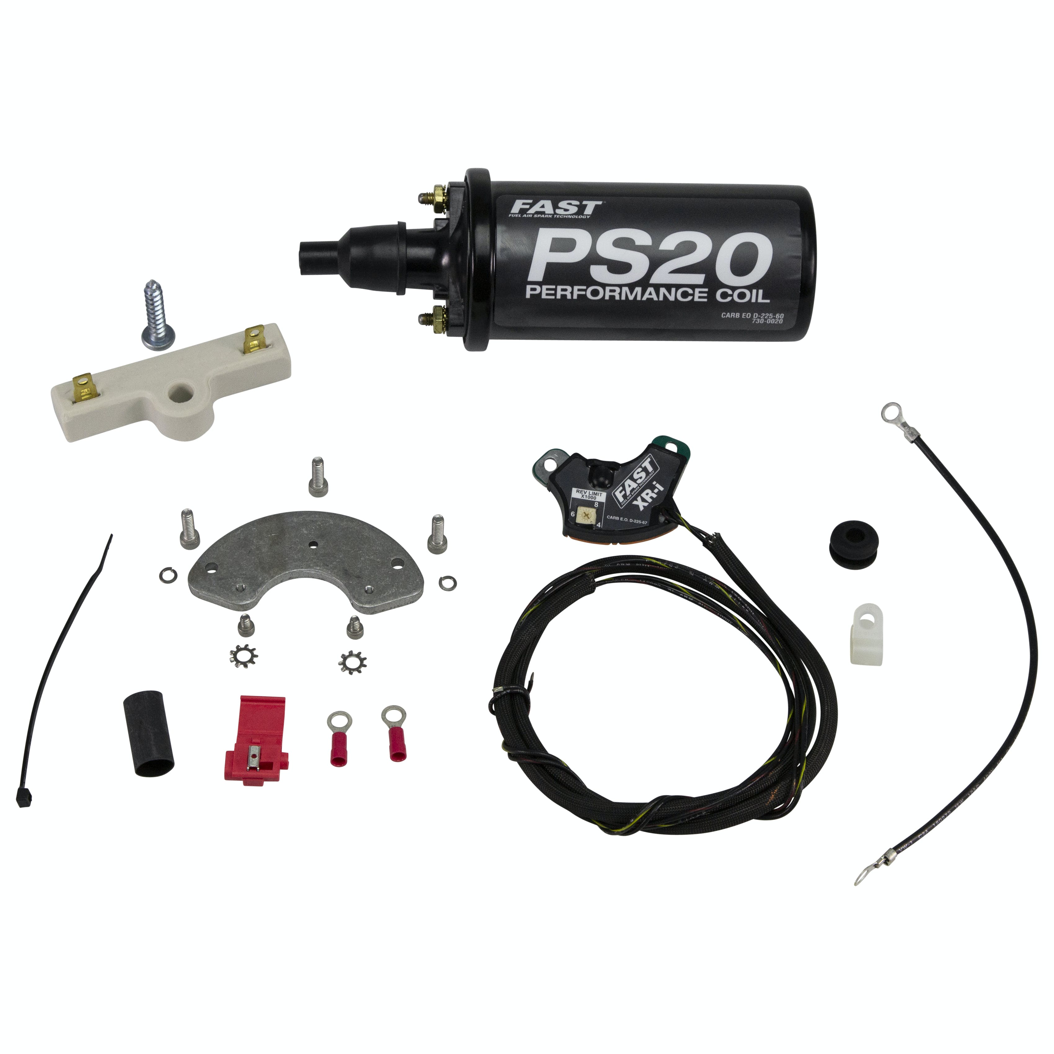 FAST - Fuel Air Spark Technology 750-1715 XR-I Points Replacement with PS20 Coil for Chevrolet from 1957 to 1974