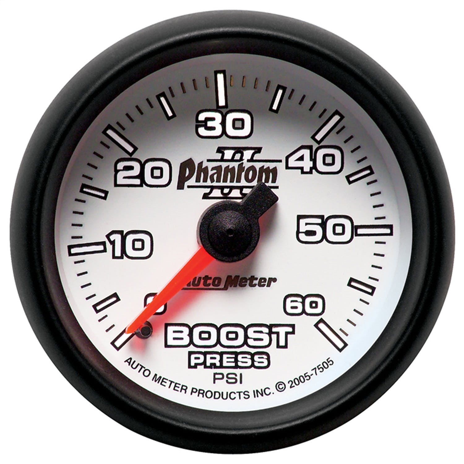 AutoMeter Products 7505 Boost 0-60 PSI Full Sweep