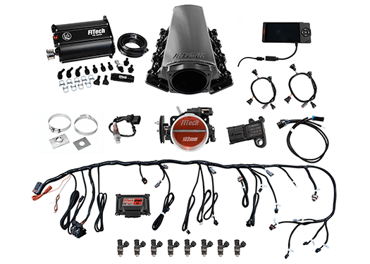 FiTech 75203 Fuel Delivery System, Ultimate LS Master Kit w/ 70003 Kit Plus Force Fuel