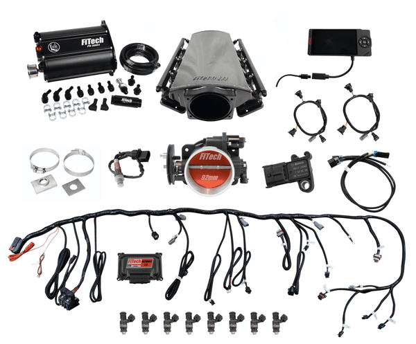 FiTech 75211 Fuel Delivery System, Ultimate LS Master Kit w/ 70011 Kit Plus Force Fuel