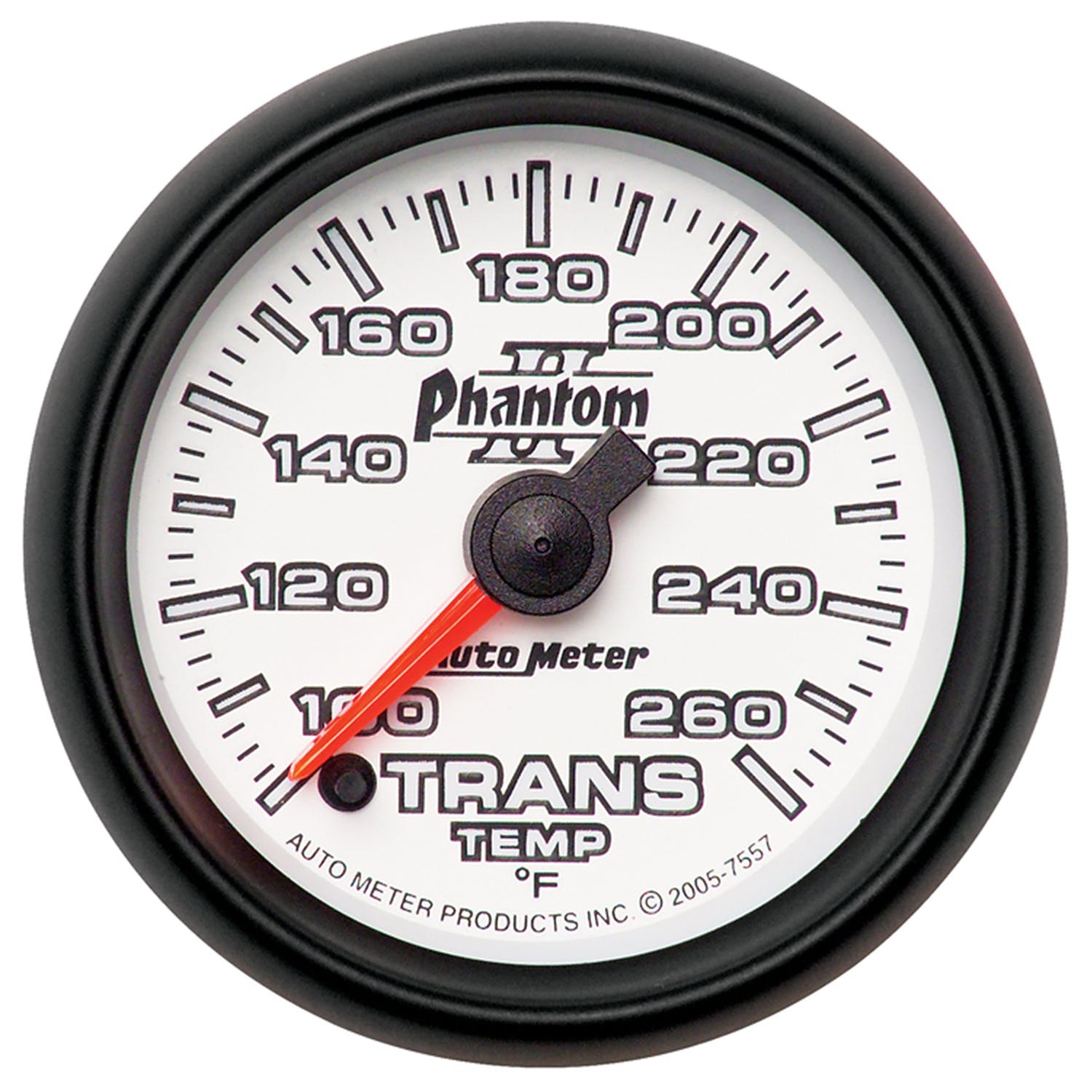 AutoMeter Products 7557 Gauge; Transmission Temp; 2 1/16in.; 100-260° F; Digital Stepper Motor; Phanto