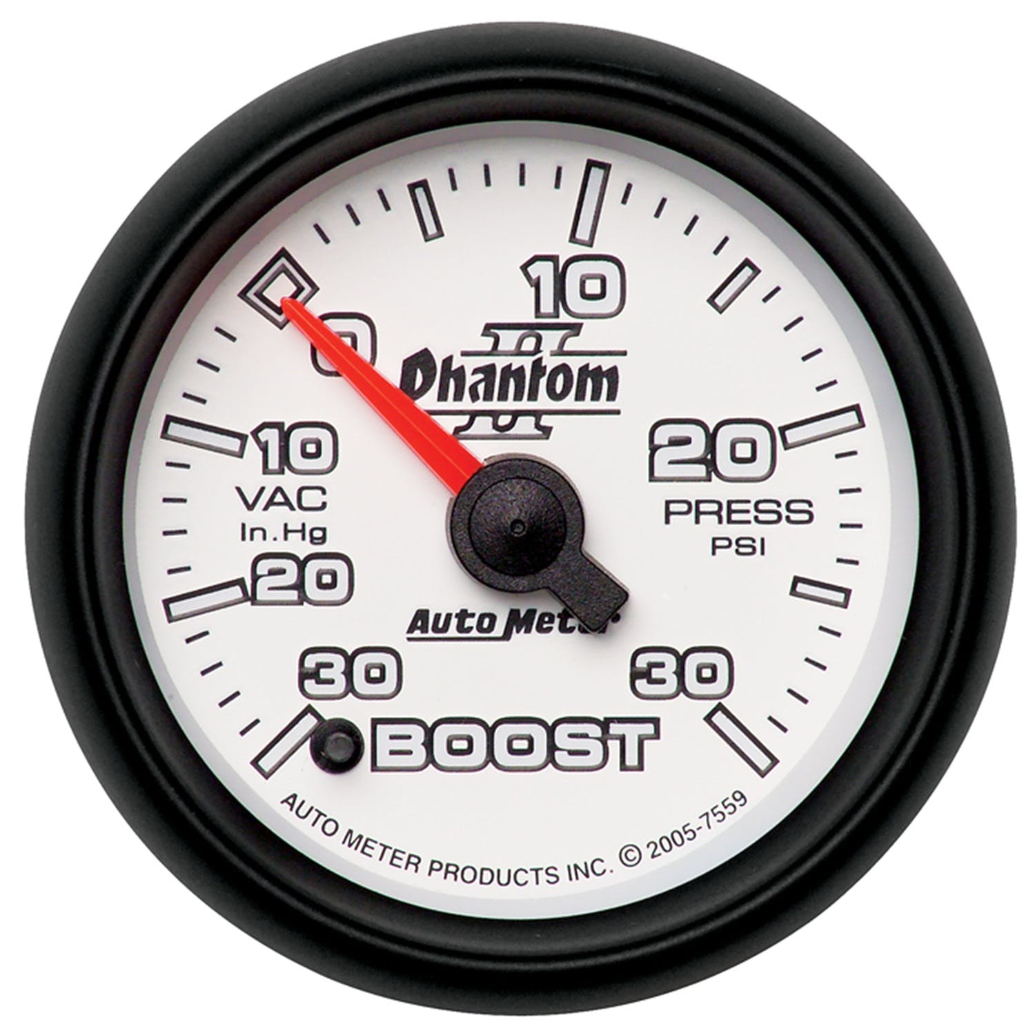 AutoMeter Products 7559 Boost/Vac 30In Hg/30 PSI (FS)