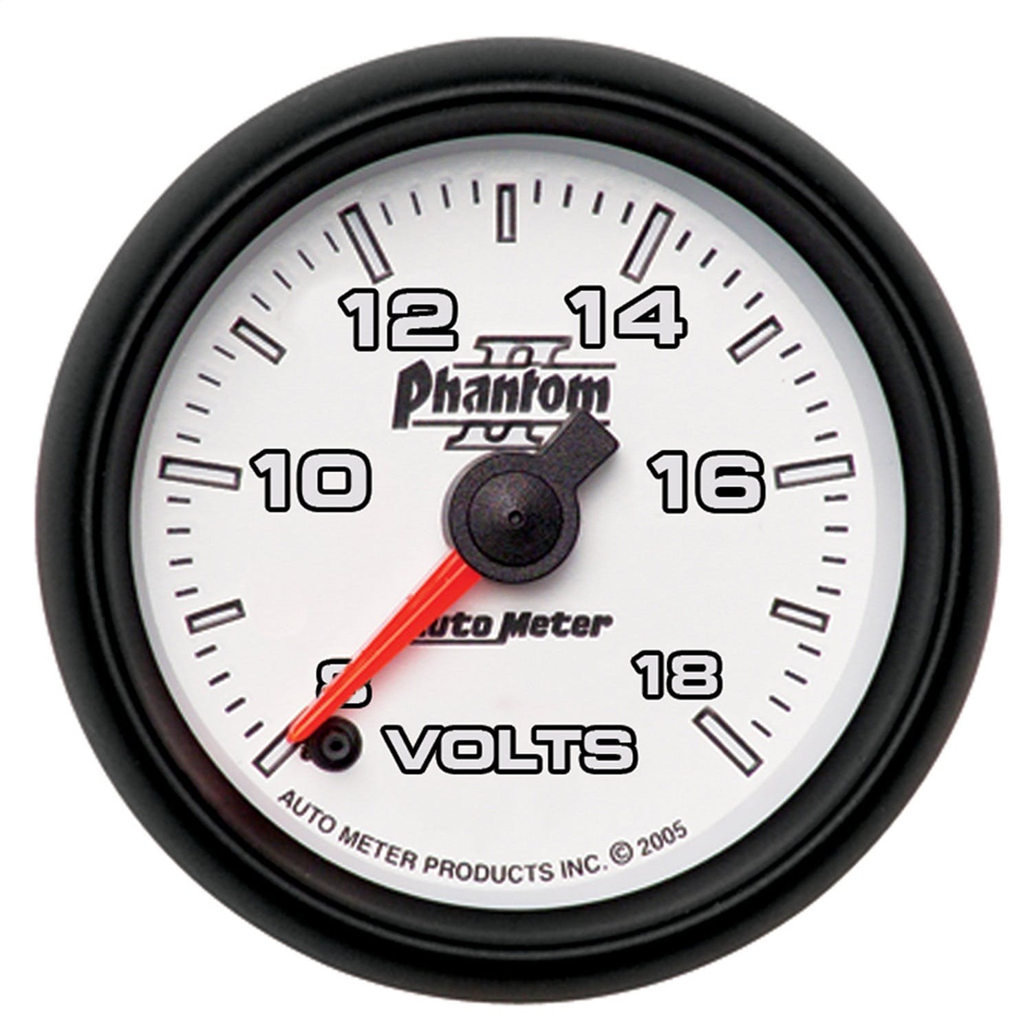 AutoMeter Products 7591 2-1/16in Voltmeter 8-18V FSE Phantom II