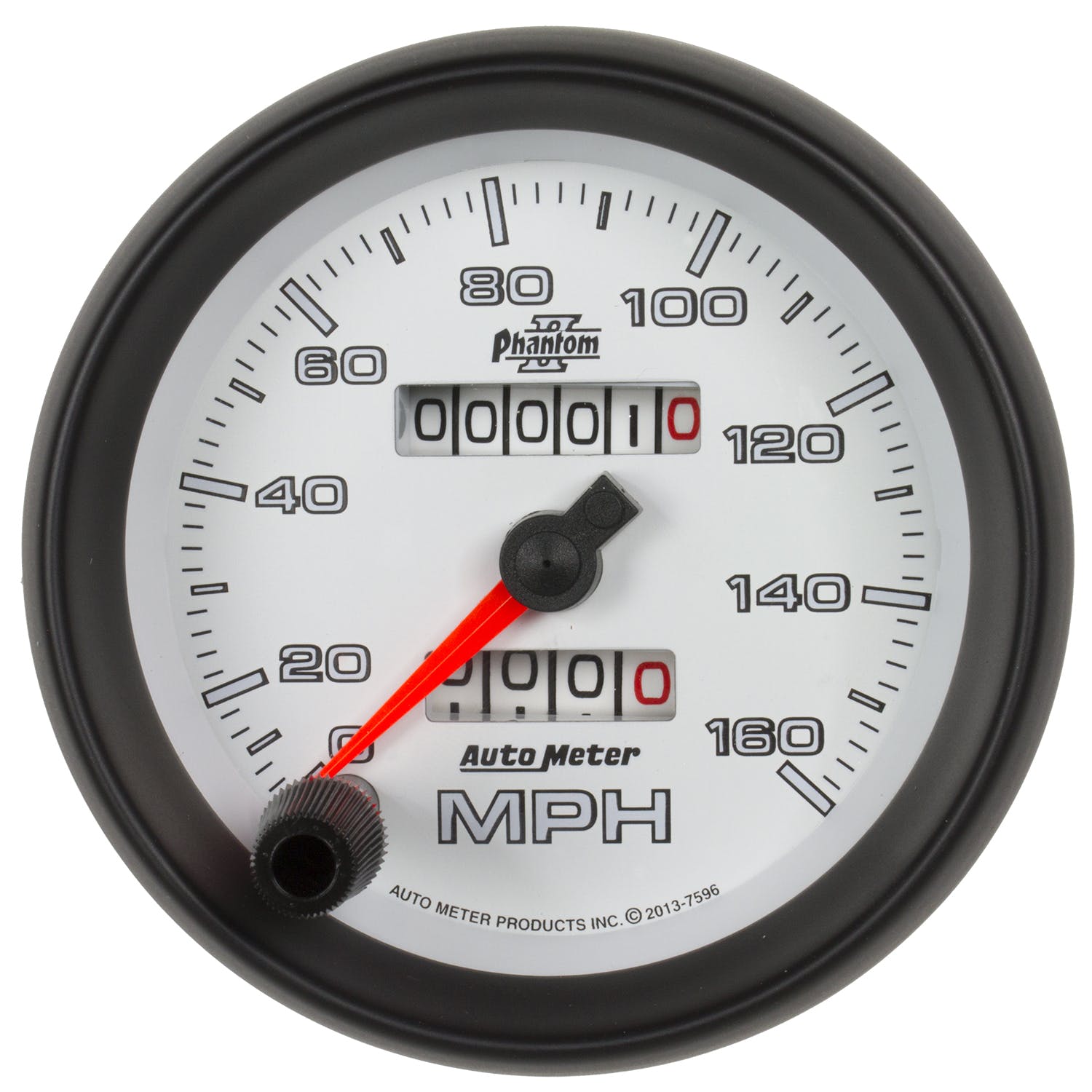 AutoMeter Products 7596 3-3/8 Speedometer, 160 MPH, mechanical, Phantom II
