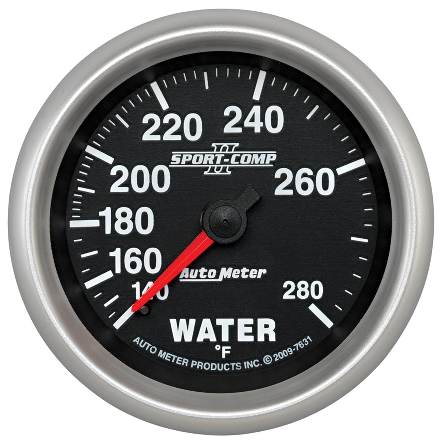 AutoMeter Products 7631 Sport-Comp II 2-5/8in Water Temp, 140- 280F, Mech