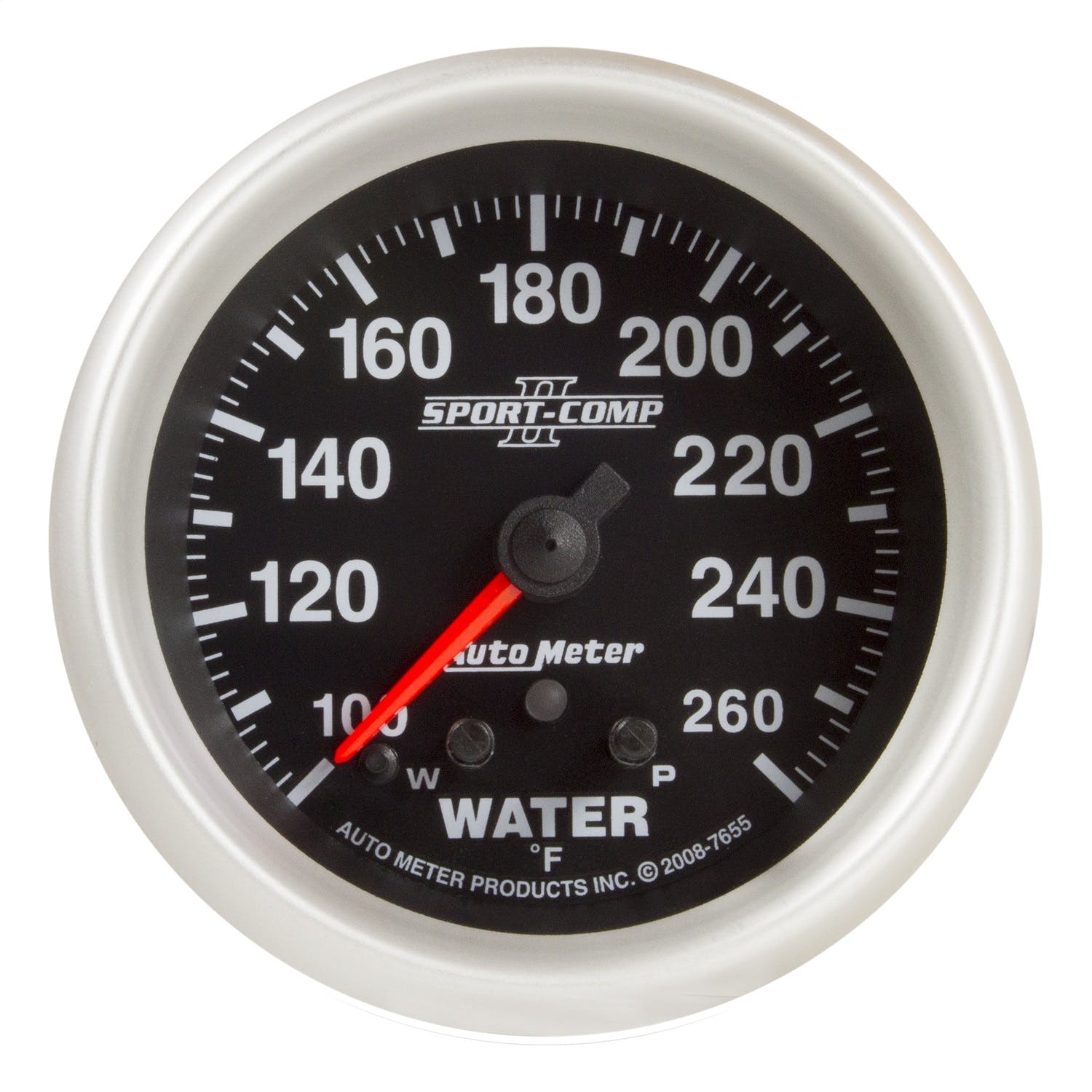 AutoMeter Products 7655 2-5/8in Water Temp, 100- 260F, FSE