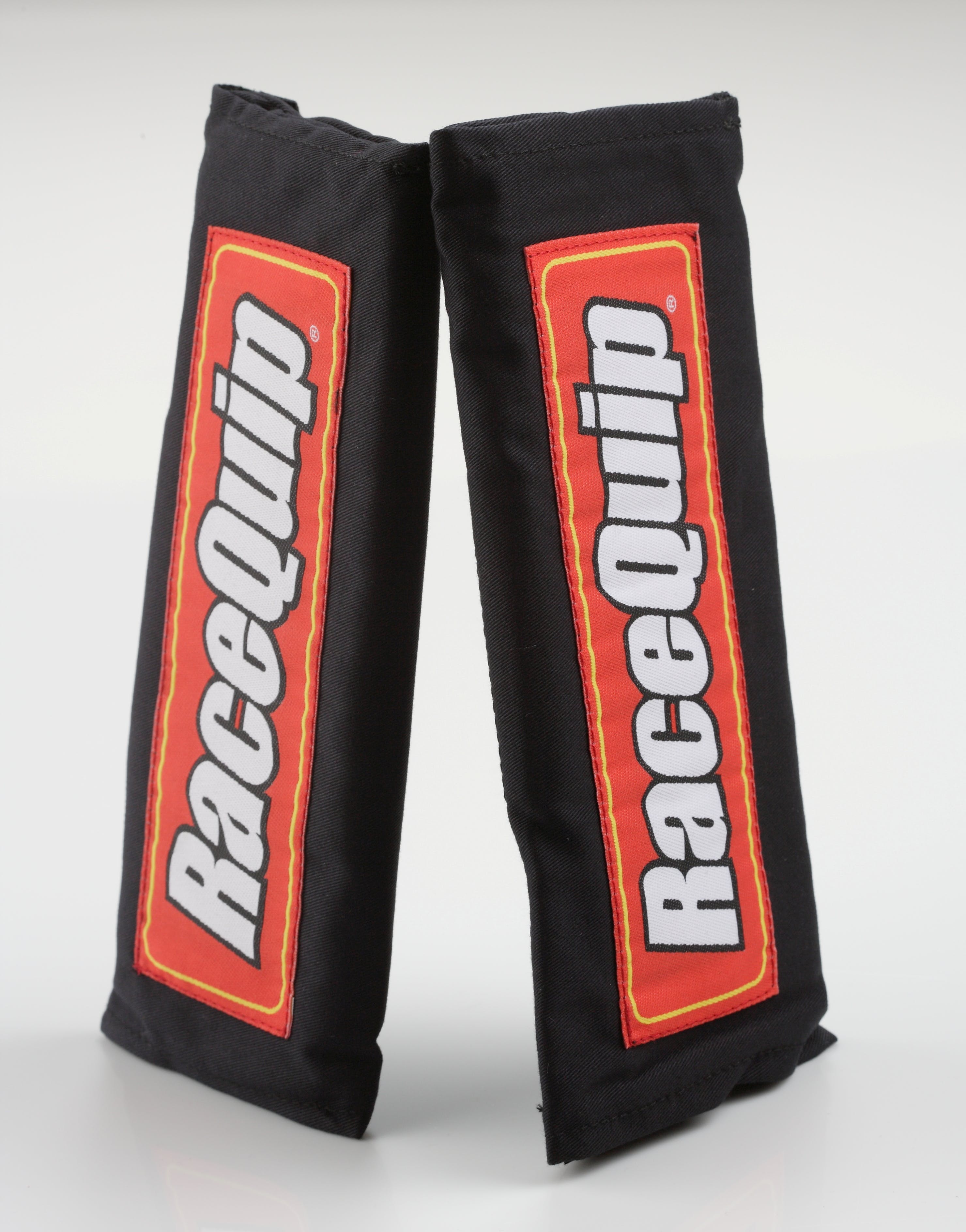 RaceQuip 767001 Racing Harness Pads (Black, Pair) for 2-3 Shoulder Belts