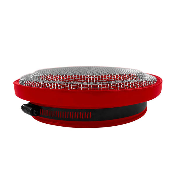 S&B Filters 77-3004 Turbo Screen 5.0 Inch Red Stainless Steel Mesh W/Stainless Steel ClampS and B