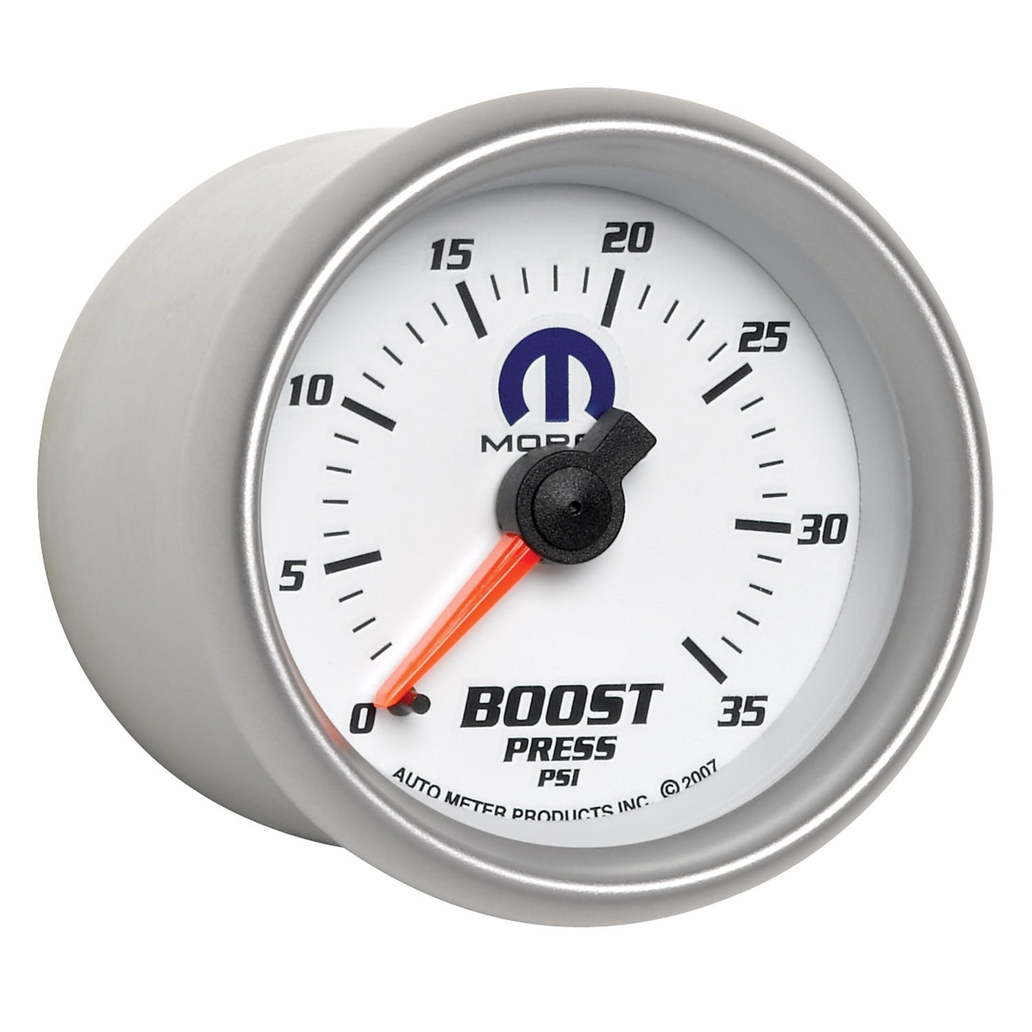 AutoMeter Products 880025 Mopar Mechanical Boost Gauge 2 1/16in. 0-35 psi Incl. 10ft. Nylon Tubing 1/8 NPT