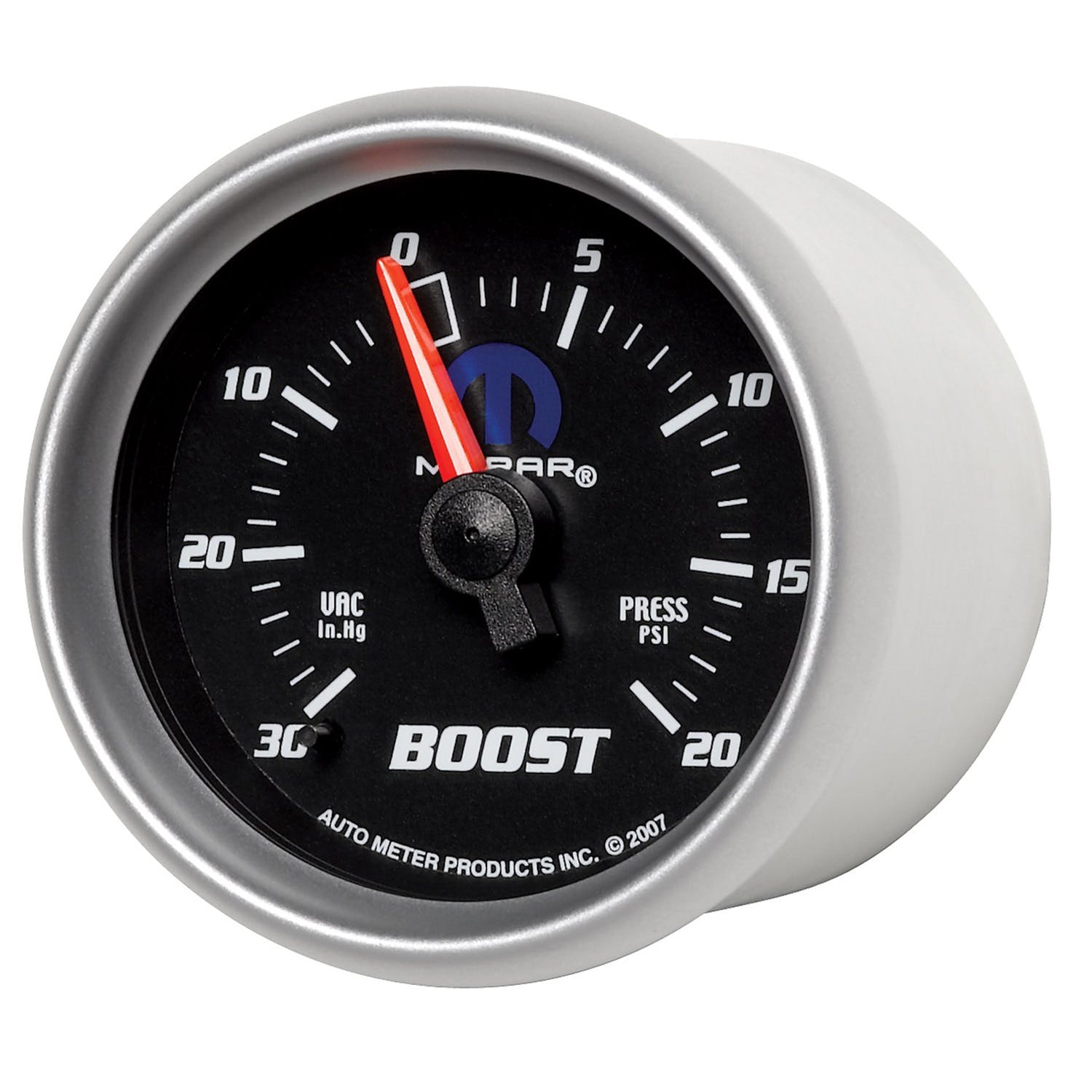 AutoMeter Products 880012 Mopar Mechanical Boost/Vacuum Gauge 2 1/16in. 30in. Hg./20 psi Incl. 6ft.