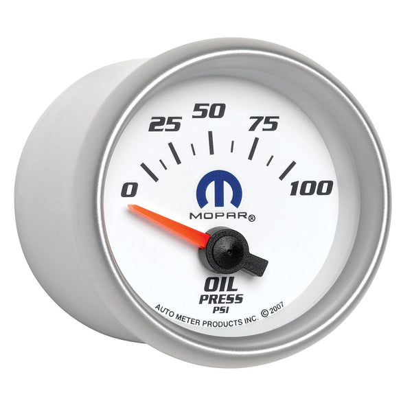 AutoMeter Products 880029 Mopar Electric Oil Pressure Gauge 2 1/16in. 0-100 psi Short Sweep