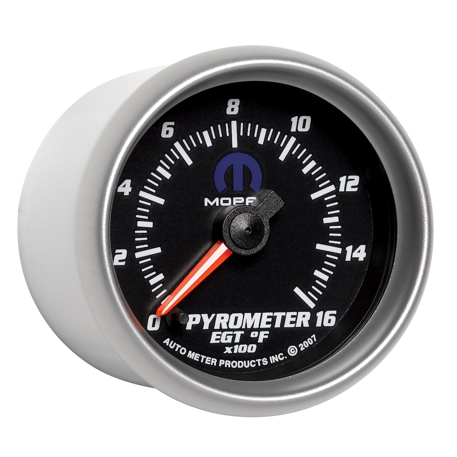 AutoMeter Products 880017 GAUGE; PYROMETER (EGT); 2 1/16in.; 1600° F; DIGITAL STEPPER MOTOR; BLACK; MOPA