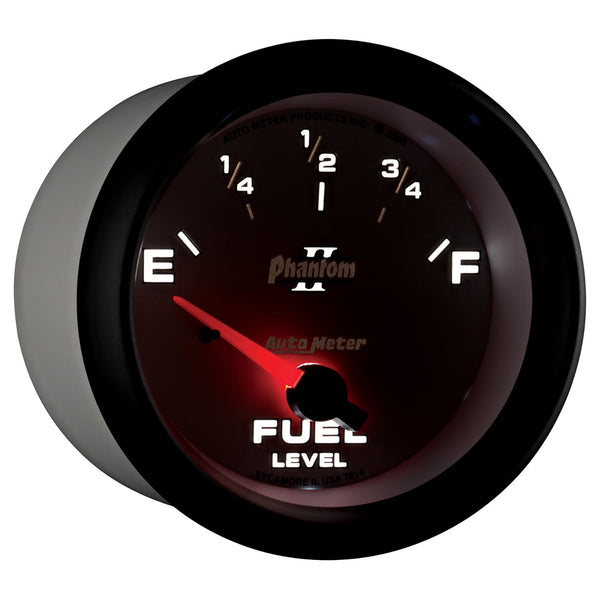 AutoMeter Products 7814 2-5/8in Fuel Level, 0 E/ 90 F, SSE