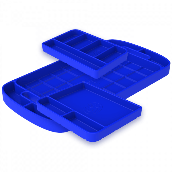 S&B Filters 80-1002 Tool Tray Silicone 3 Piece Set Color Blue