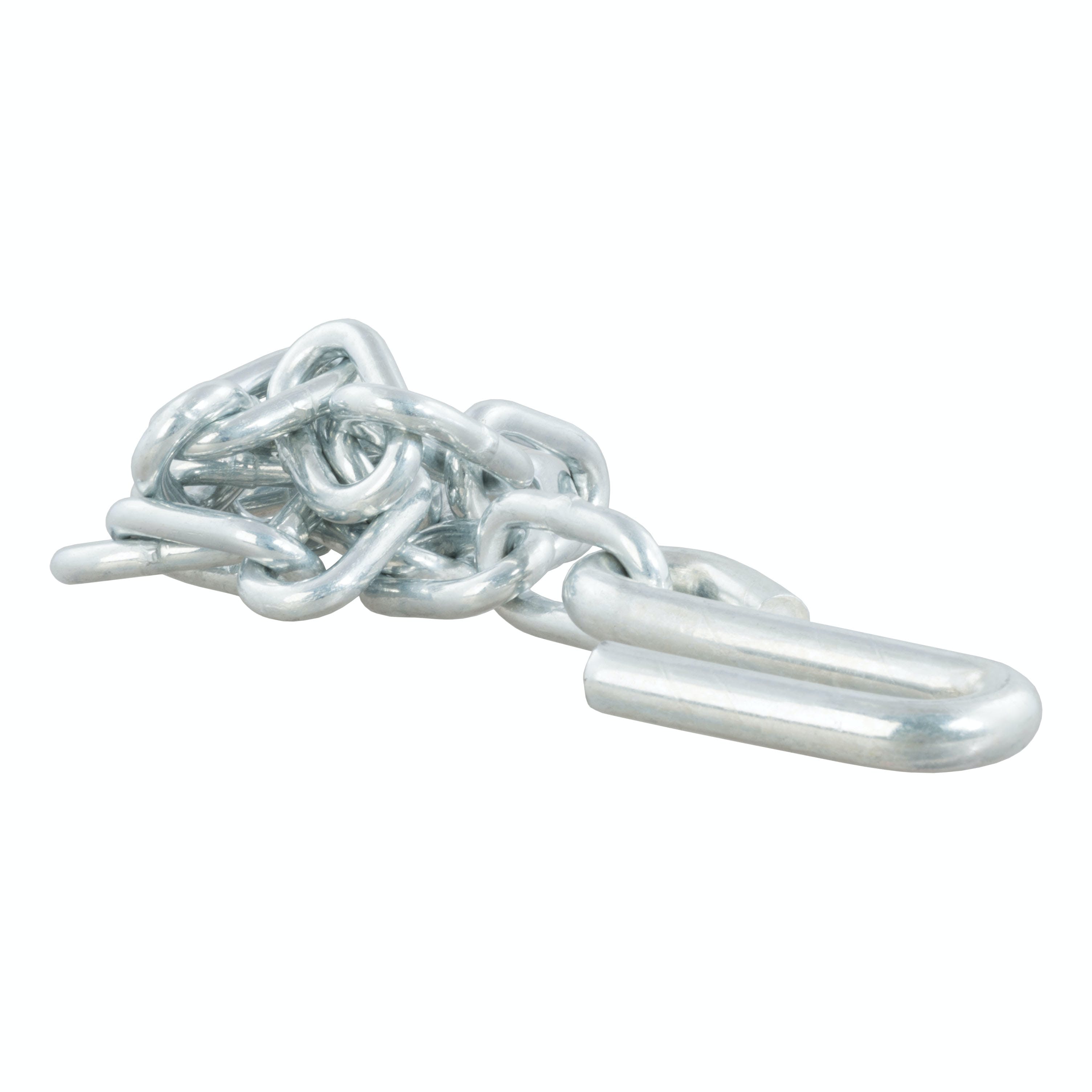 CURT 80040 27 Safety Chain with 1 S-Hook (5,000 lbs, Clear Zinc)
