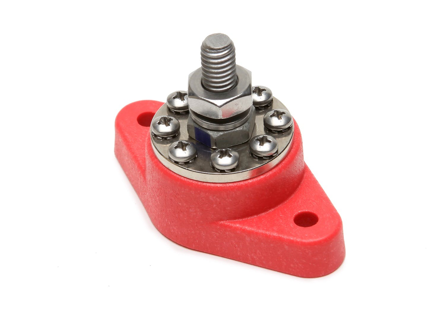 Painless 80114 8-Point Distribution Block (Red)