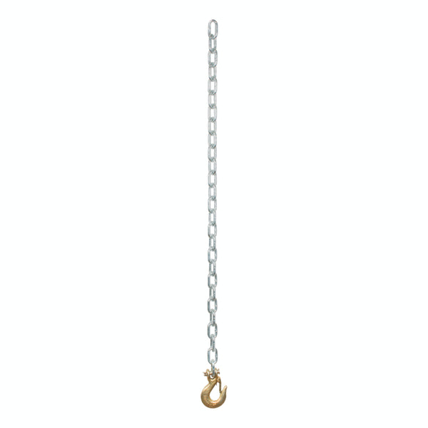 CURT 80302 35 Safety Chain with 1 Clevis Hook (7,800 lbs, Clear Zinc)