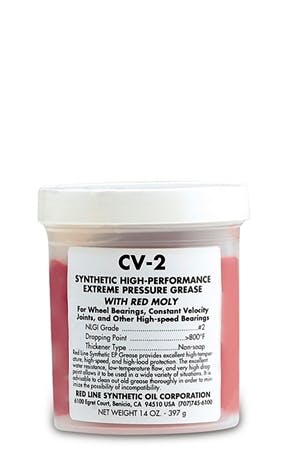 Red Line Oil 80401 CV-2 Grease with Moly (14 oz. Jar)