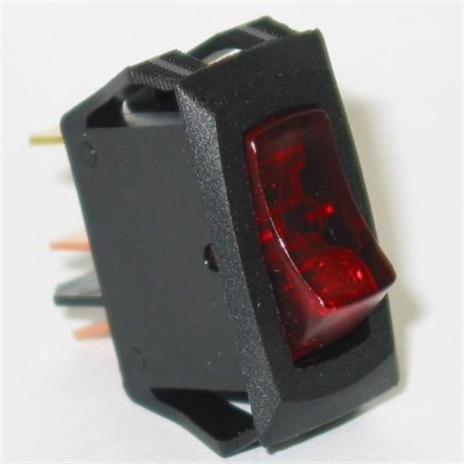 Painless 80415 Small Rocker Switch (On/Off Red Lighted)