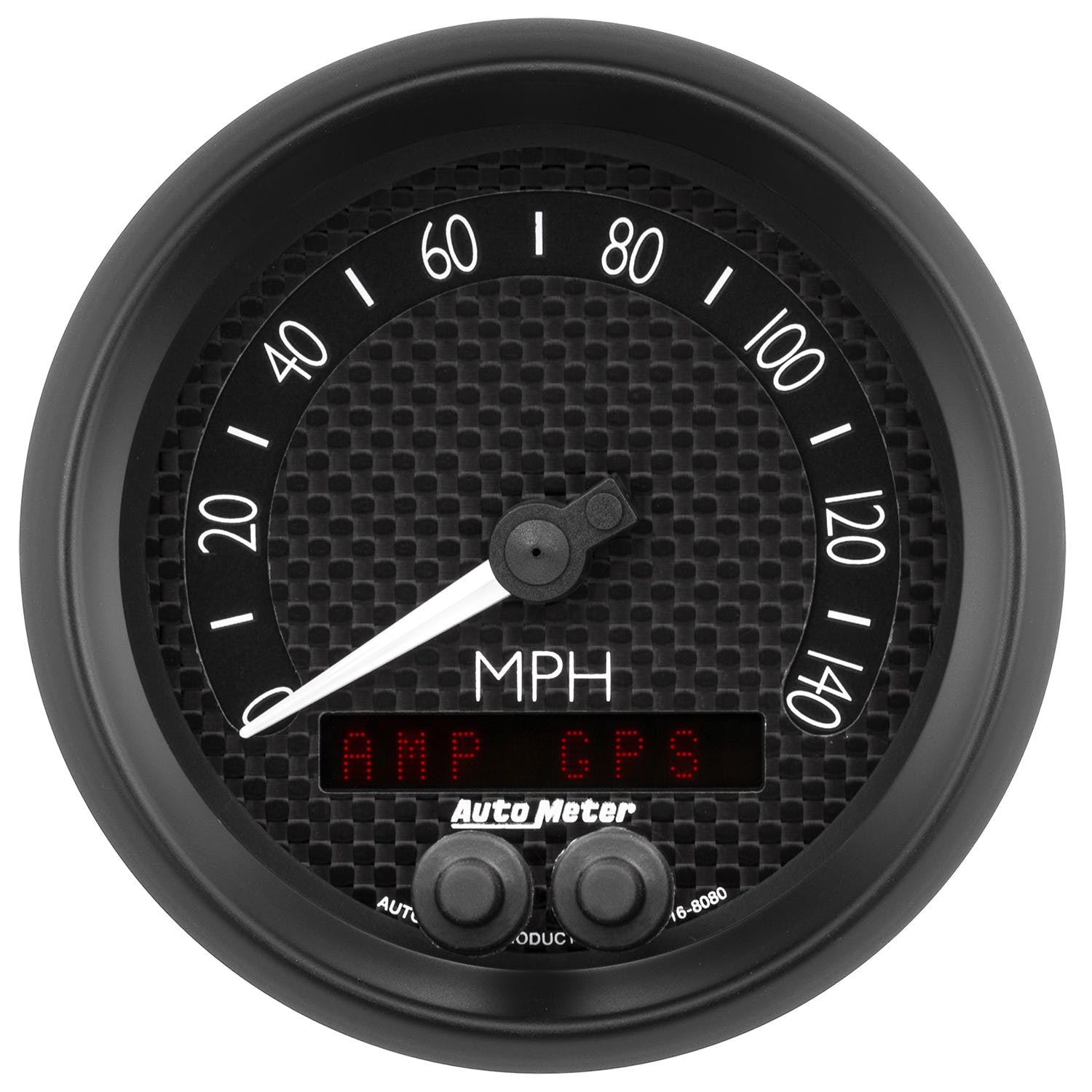 AutoMeter Products 8080 GAUGE; SPEEDOMETER; 3 3/8in.; 140MPH; GPS; GT