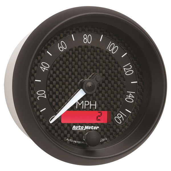 AutoMeter Products 8088 3-3/8 Speedometer 0-160MPH Programmable GT Series