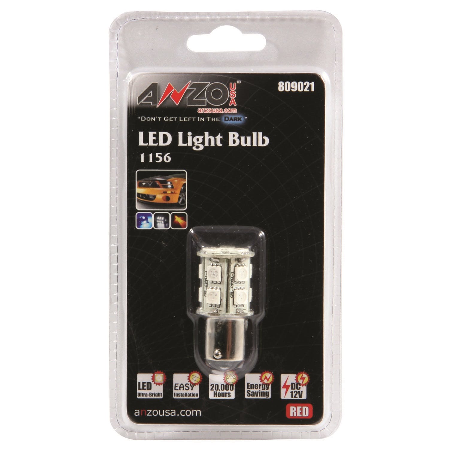 AnzoUSA 809021 LED 1156 Red - 13 LED's 1 3/4" Tall