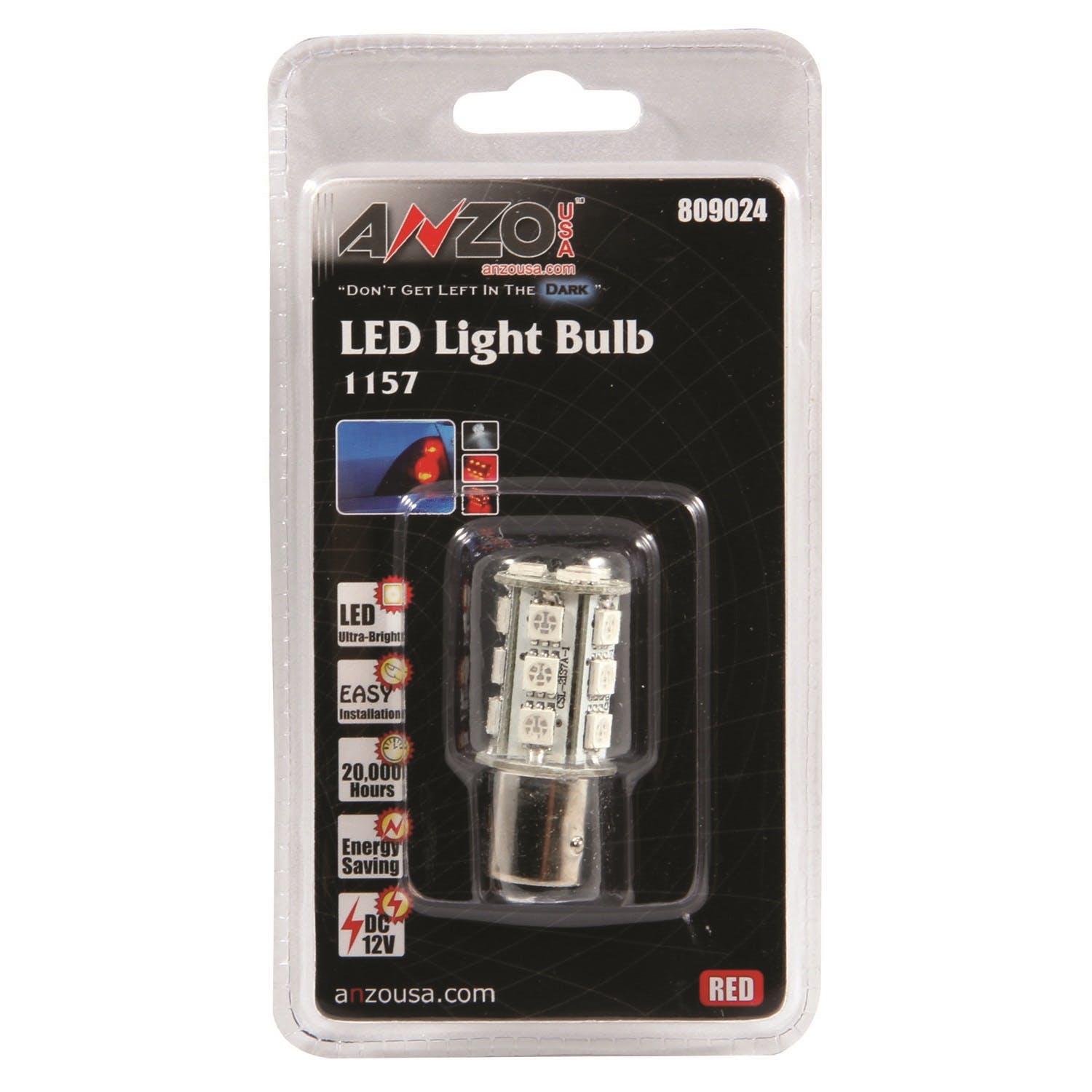 AnzoUSA 809024 LED 1157 Red - 18 LED's 1 3/4" Tall