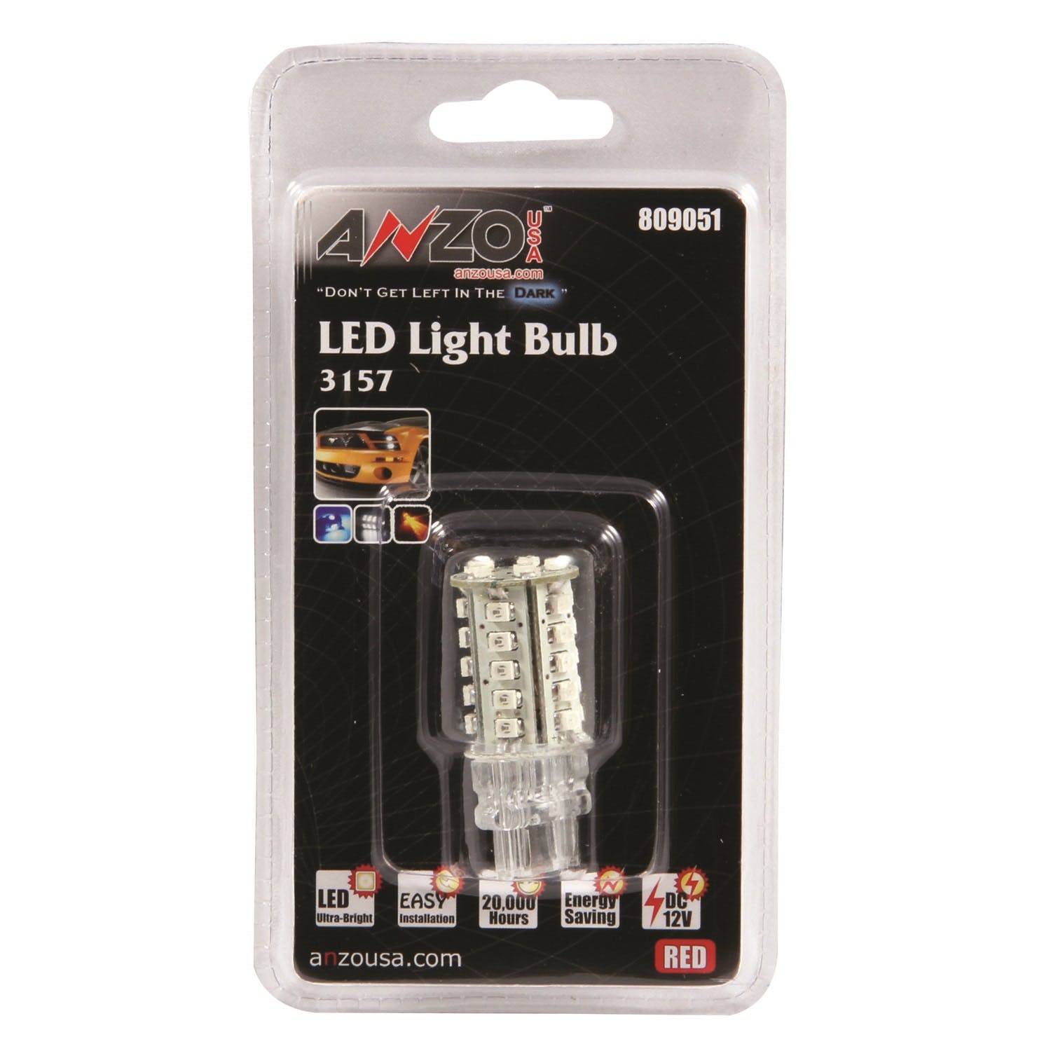 AnzoUSA 809051 3157 Red - 30 LED's 2" Tall