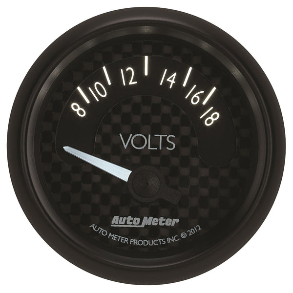 AutoMeter Products 8092 2-1/16 Voltmeter 8-18V SSE GT Series