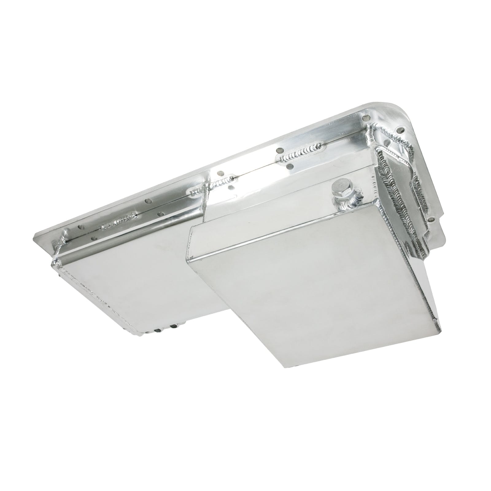 Top Street Performance 81004-P-F Oil Pan - Fabricated Aluminum Front Sump 7-Quart - LS, Polished