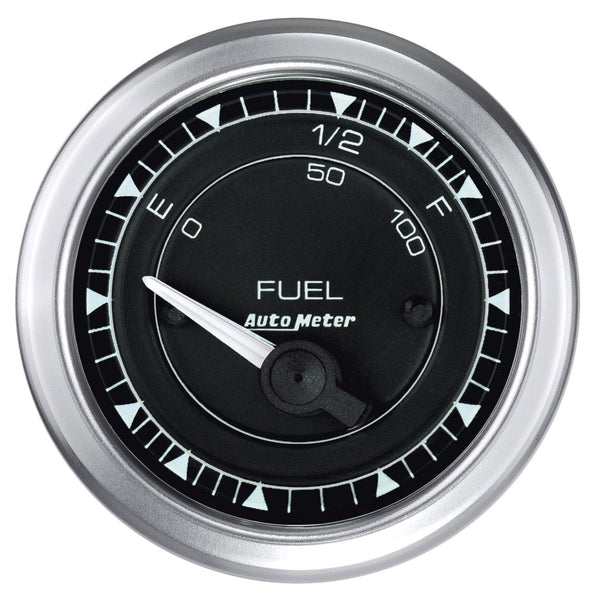 AutoMeter Products 8115 Fuel Level Gauge, 2 1/16, 73 ohm E TO 10 ohm F, Electric, Chrono