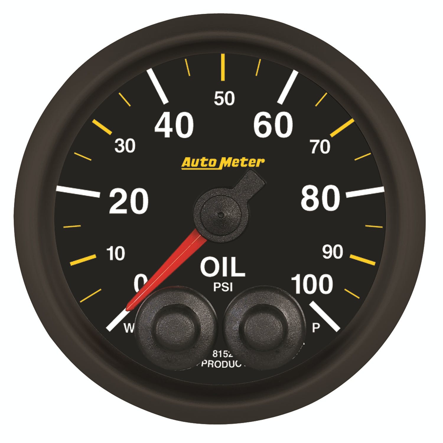 AutoMeter Products 8152-05702 2-1/16 Oil Pressure Gauge 0-100 PSI, NASCAR CAN