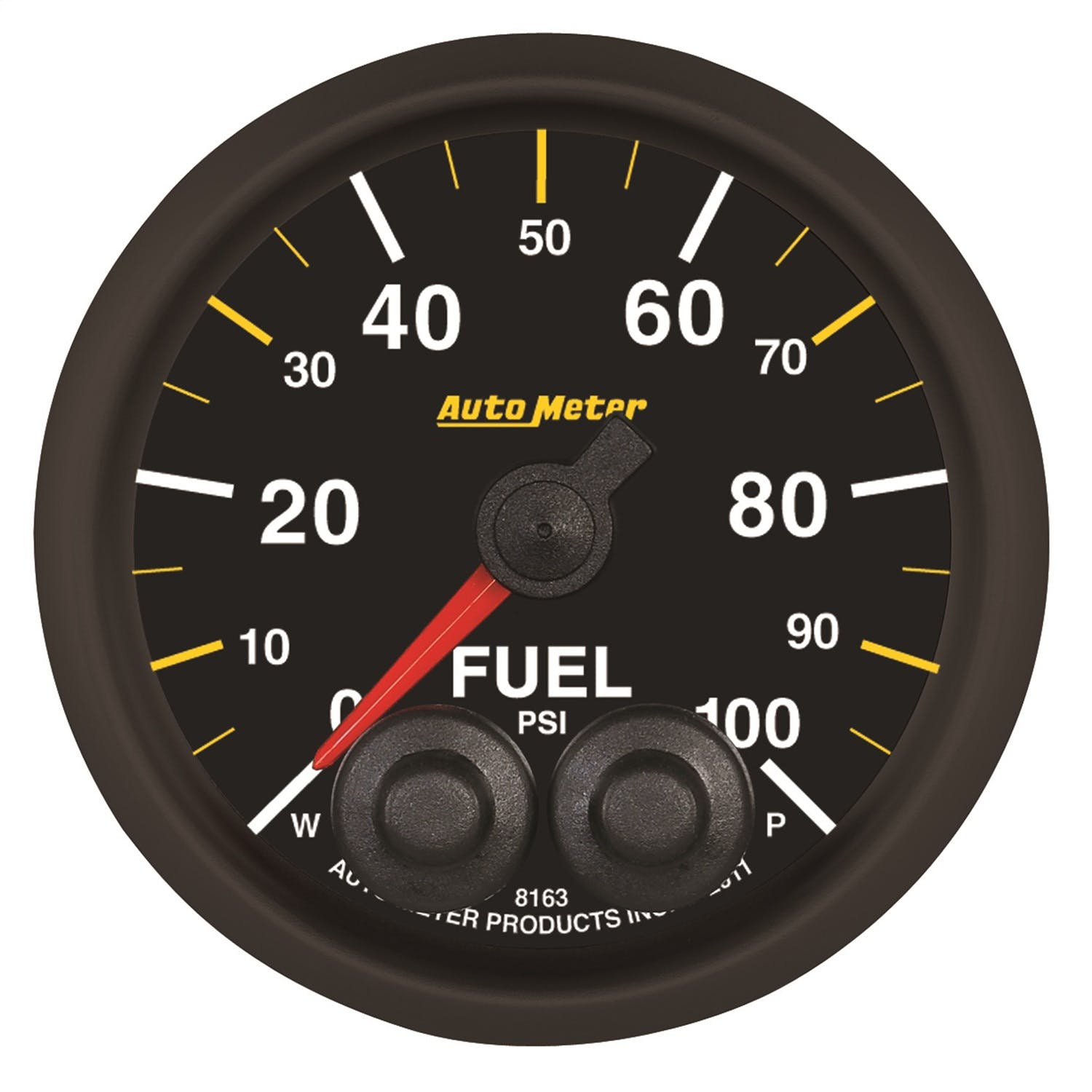 AutoMeter Products 8163-05702 2-1/16 Fuel Pressure Gauge, 0- 100 PSI, NASCAR CAN