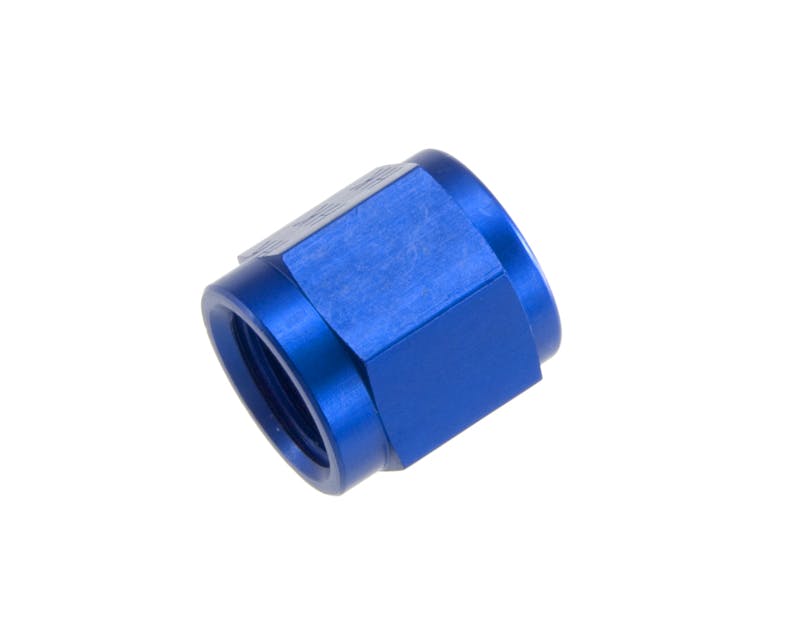 Redhorse Performance 818-06-1 -06 AN/JIC aluminum tube nut 9/16in x 18 - blue - 2/pkg