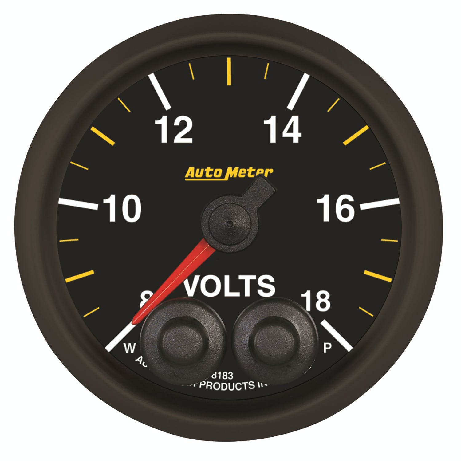 AutoMeter Products 8183-05702 2-1/16 Voltmeter, 8-18V NASCAR