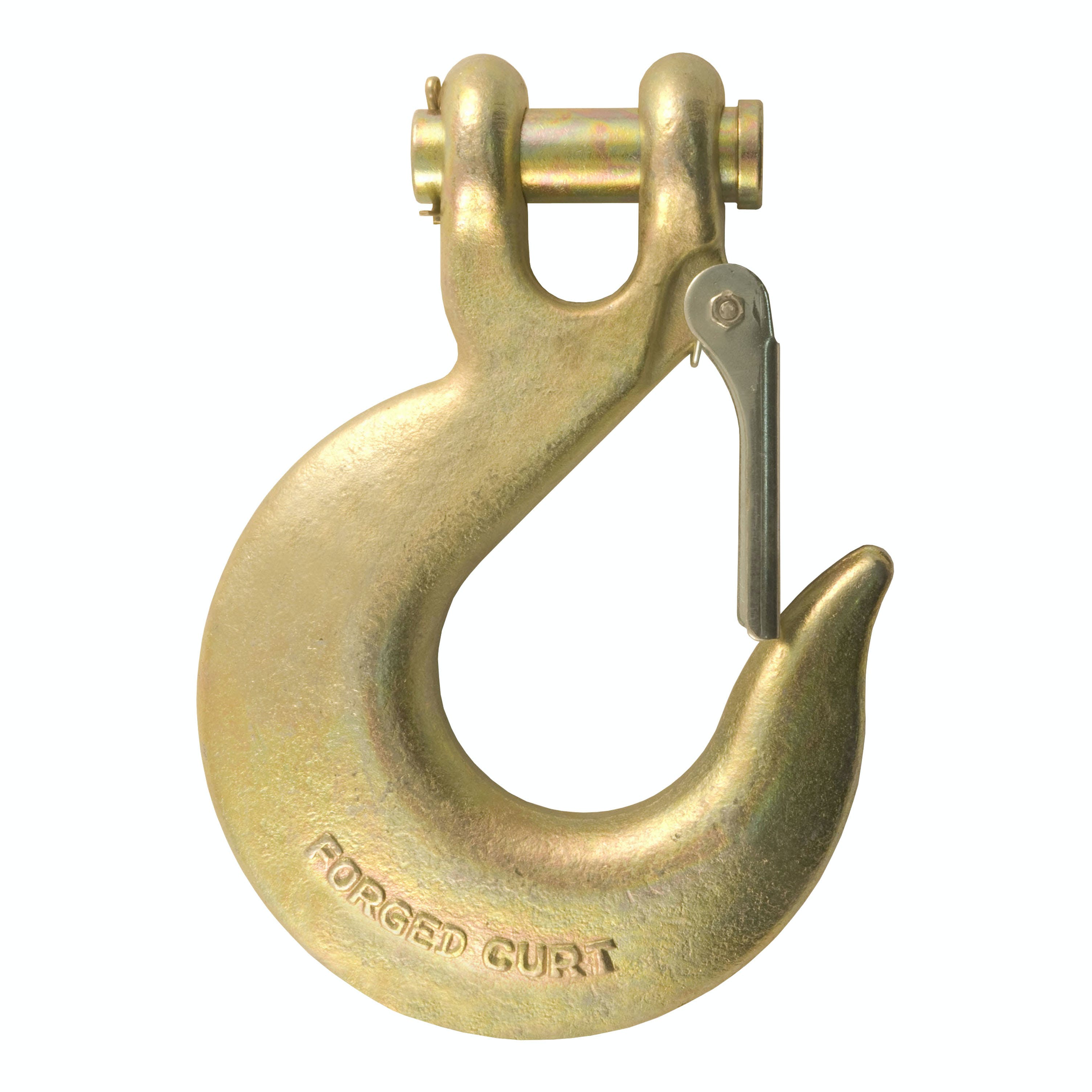 CURT 81920 5/8 Safety Latch Clevis Hook (65,000 lbs, 5/8 Pin)