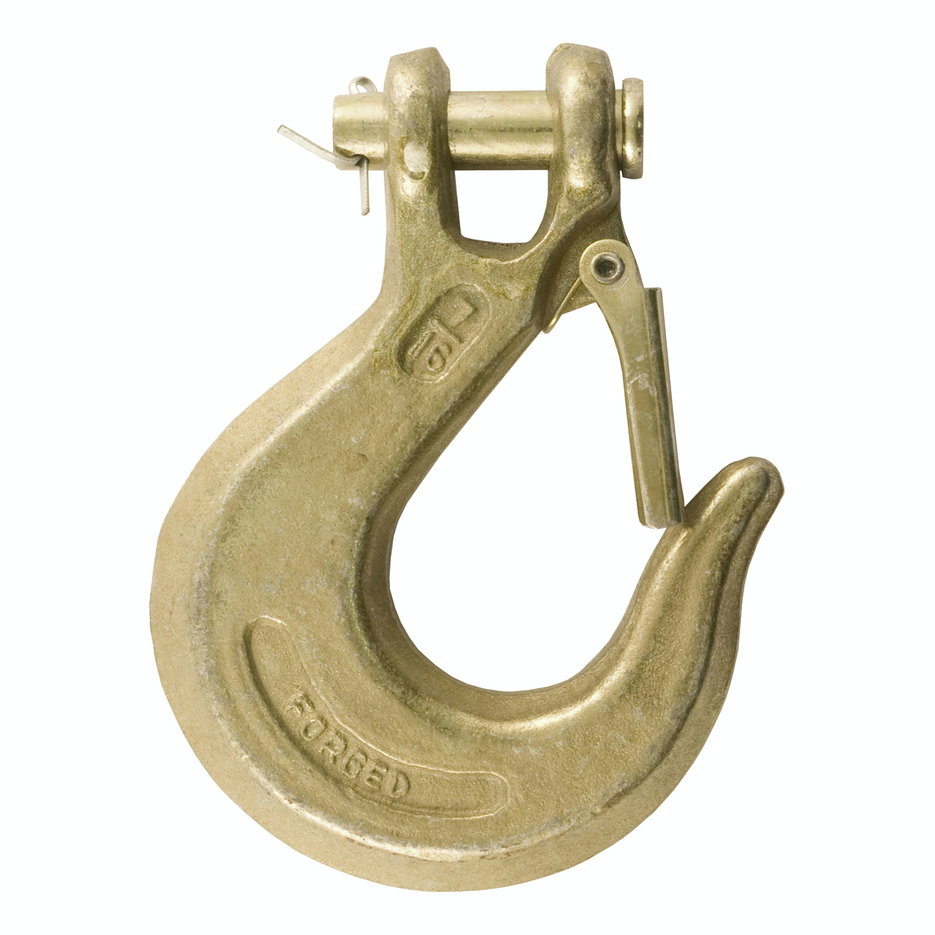 CURT 81970 7/16 Safety Latch Clevis Hook (40,000 lbs, 7/16 Pin)