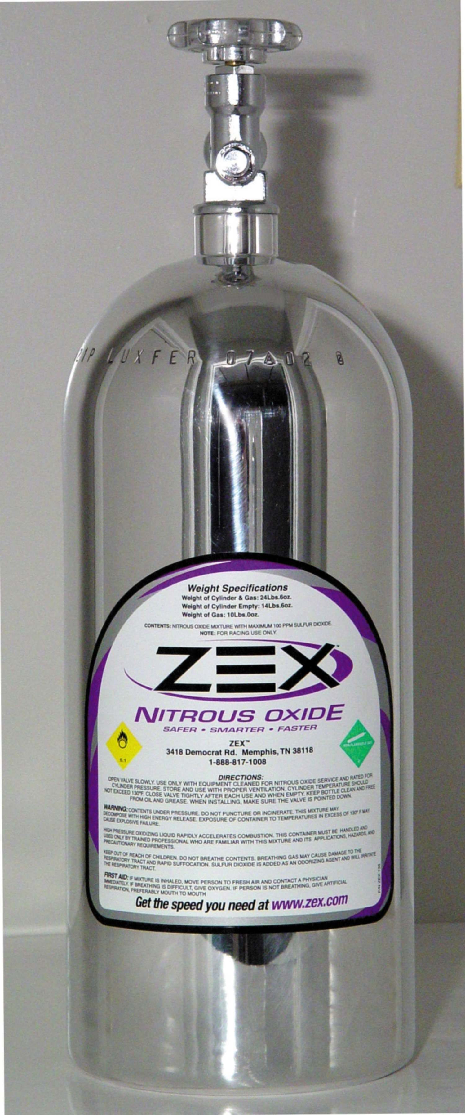 Zex 82000P Nitrous Bottle