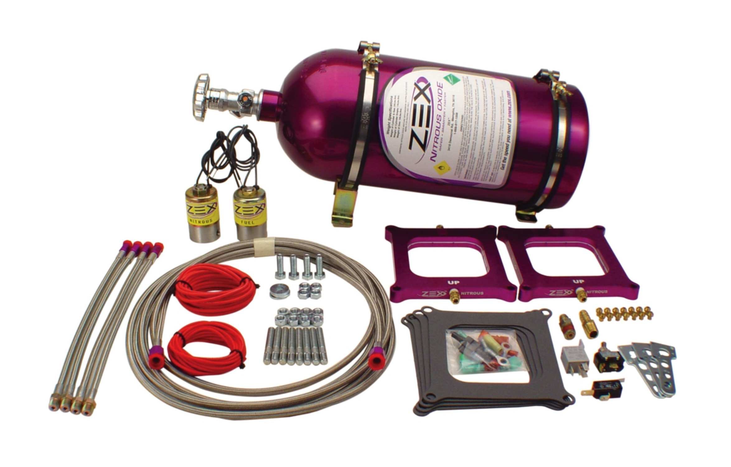 Zex 82185 Dual Perimeter Plate; Nitrous System Kit