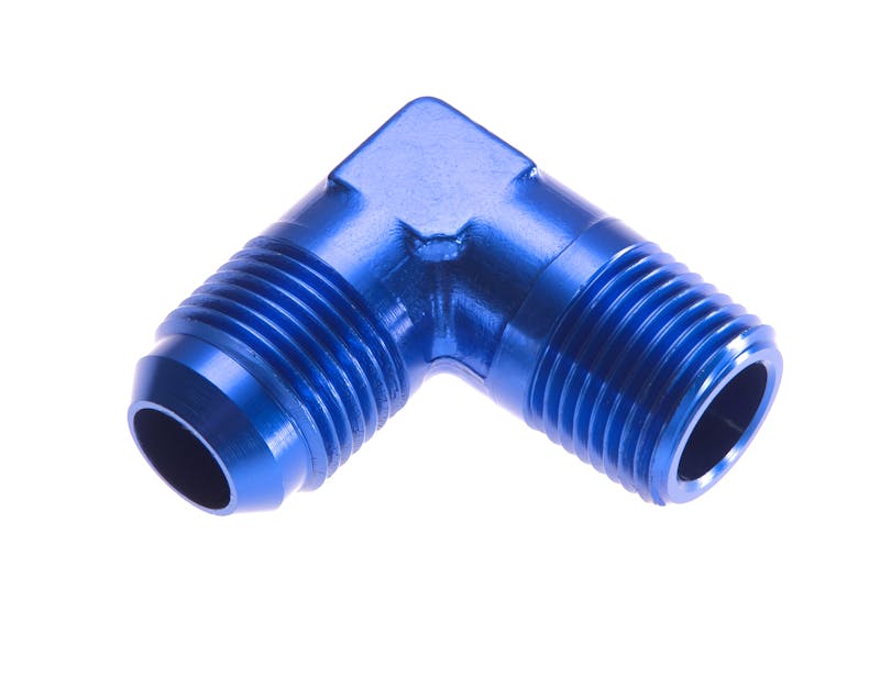 Redhorse Performance 822-04-02-1 -04 90 degree Male adapter to -02 (1/8in) NPT Male - blue