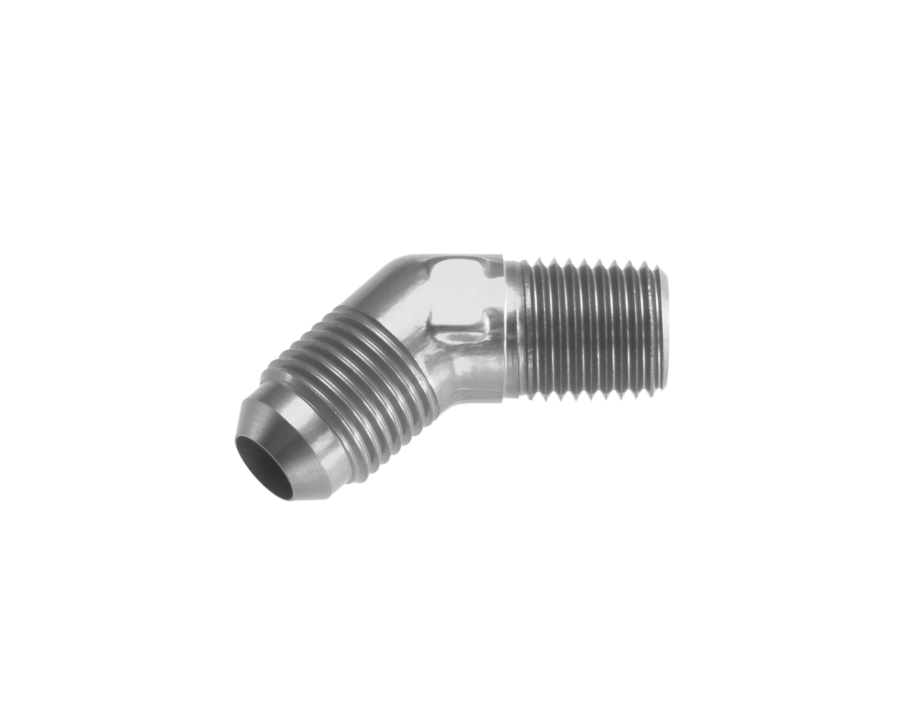 Redhorse Performance 823-06-04-5 -06 45 degree Male adapter to -04 (1/4in) NPT Male - clear