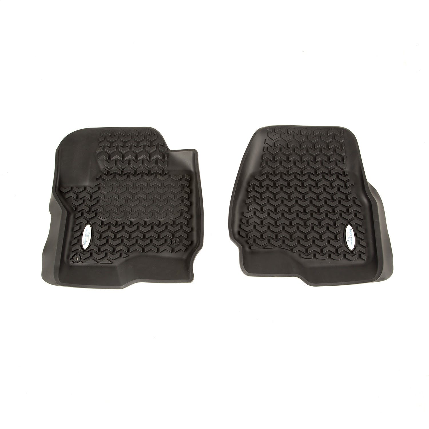 Rugged Ridge 82902.40 Floor Liners; Front; Pair; Black; 17-Ford F-250