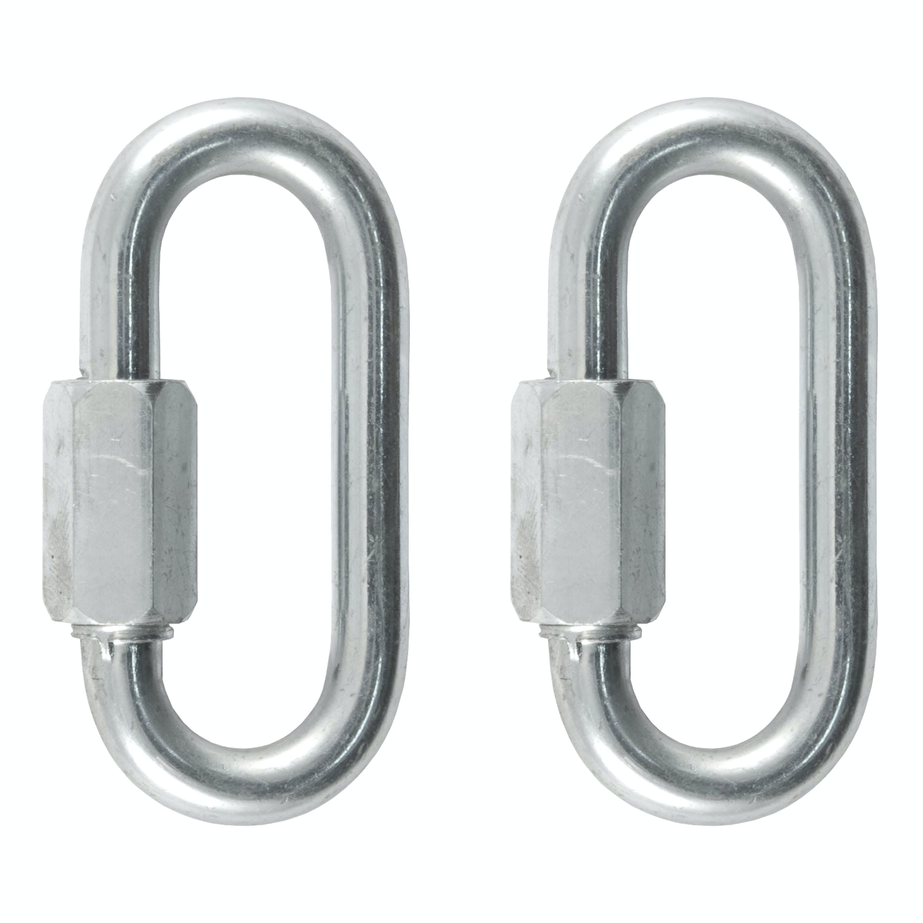 CURT 82903 5/16 Quick Links (8,800 lbs. Breaking Strength, 2-Pack)