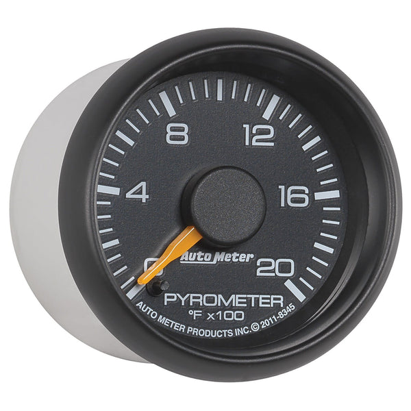 AutoMeter Products 8345 Gauge; Pyrometer (EGT); 2 1/16in.; 2000° F; Stepper Motor; GM Factory Match