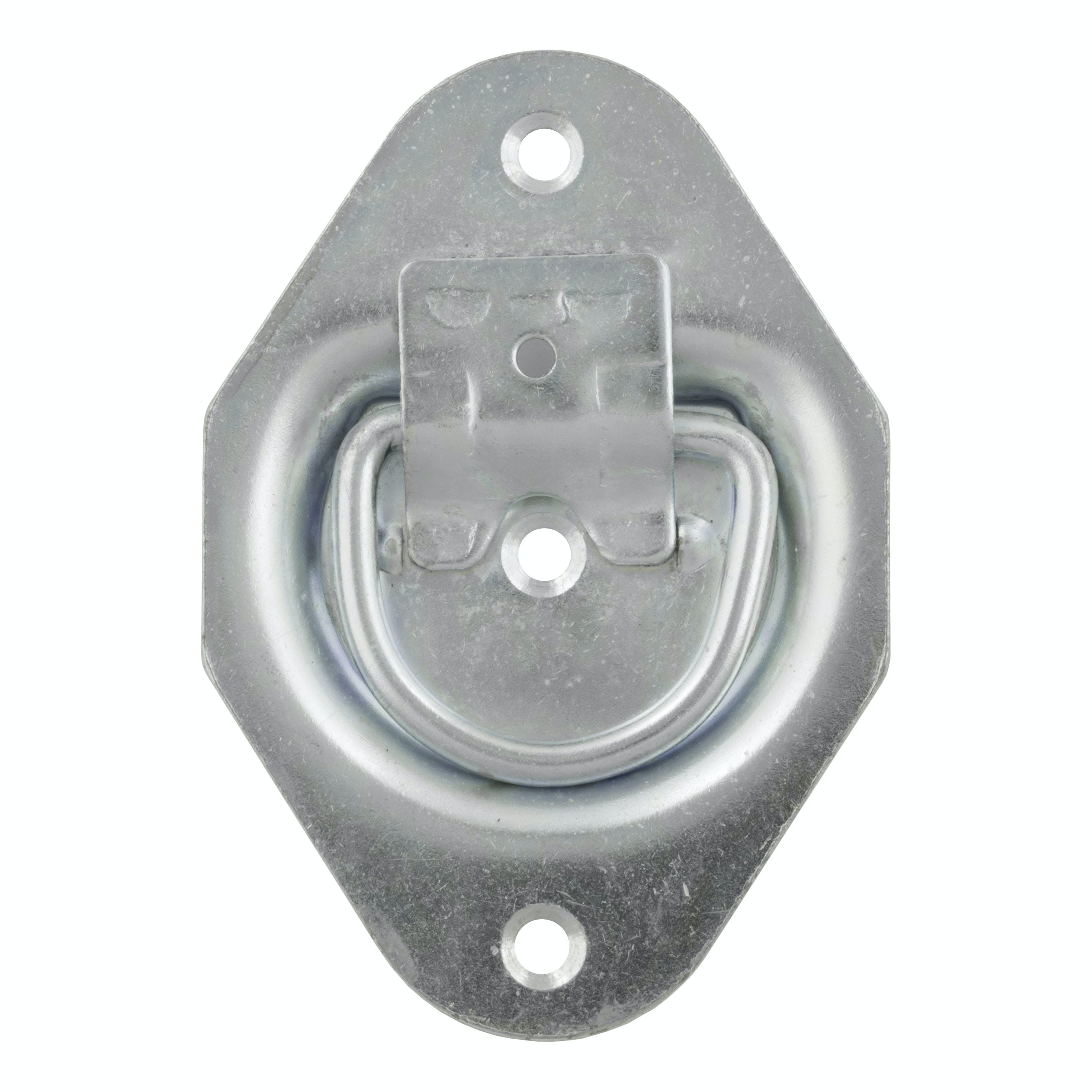 CURT 83601 1-3/8 x 1-7/8 Recessed Tie-Down Ring (1,200 lbs, Clear Zinc)