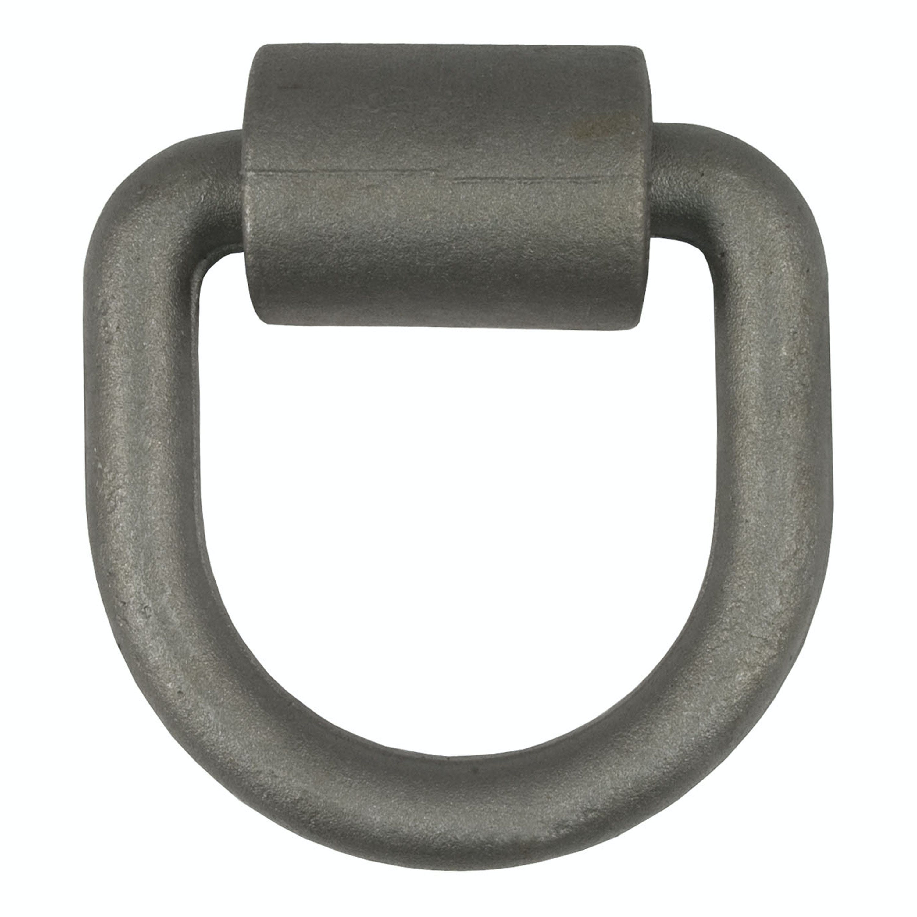 CURT 83750 3x 3 Weld-On Tie-Down D-Ring (6,100 lbs, Raw Steel)