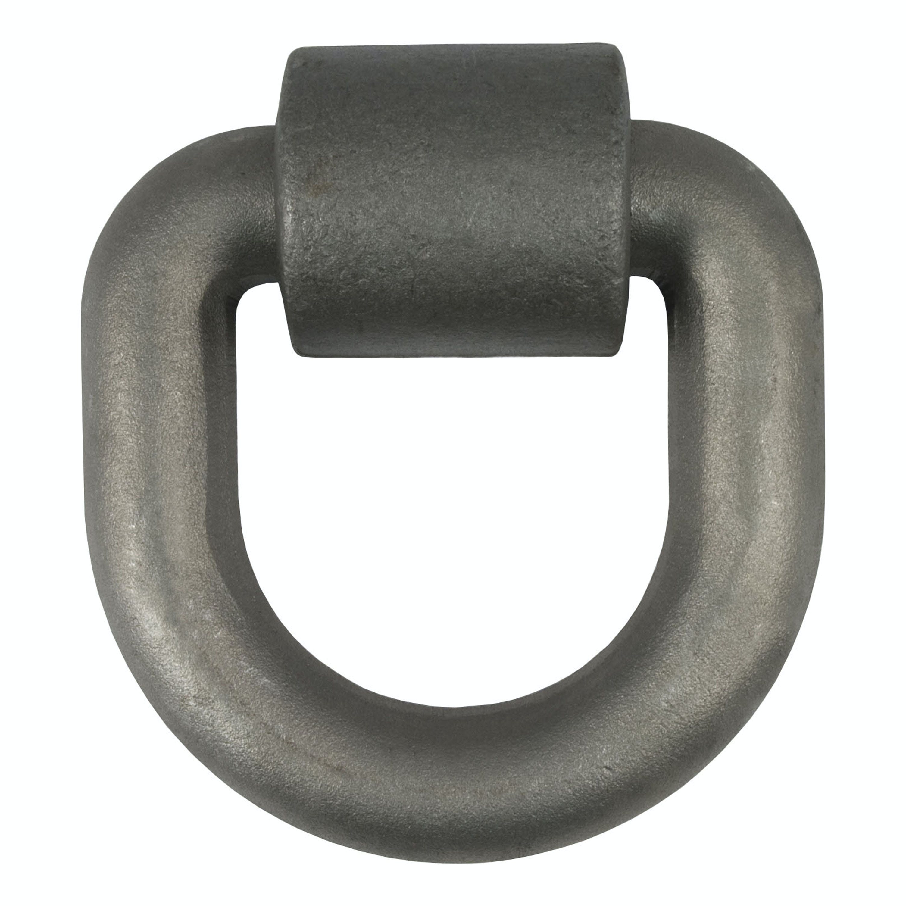 CURT 83770 3x 3 Weld-On Tie-Down D-Ring (15,587 lbs, Raw Steel)