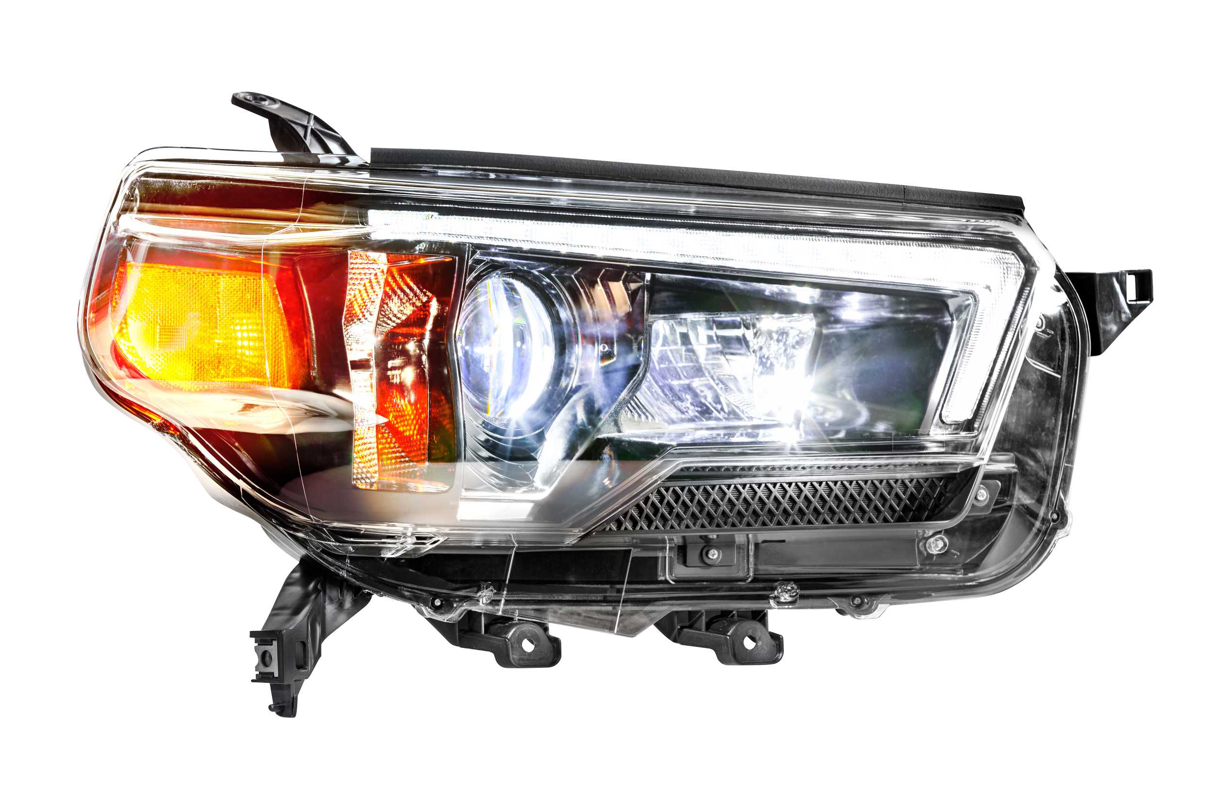 Morimoto XB Hybrid LED Headlights: Toyota 4Runner (10-13) (Pair / ASM) LF559