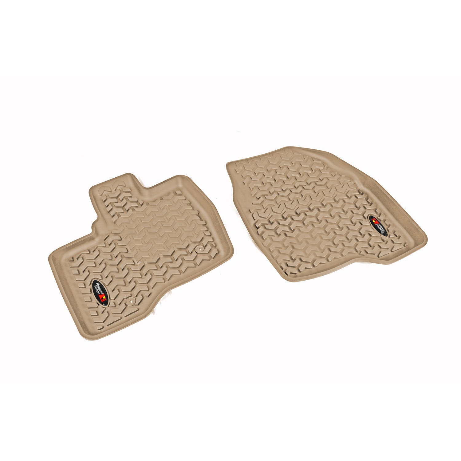 Rugged Ridge 83902.09 Floor Liners; Front; Tan; 11-14 Ford Explorer